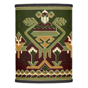 Vintage Native American Indian Southwest Pattern Lamp Shade