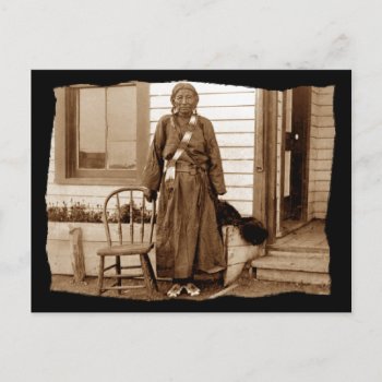 Vintage Native American Iron Woman Postcard by GranniesAttic at Zazzle