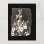 Vintage Native American Jicarilla Apache Girl In F Postcard at Zazzle