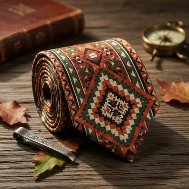 Vintage Native American Pattern Neck Tie (Creator Uploaded)