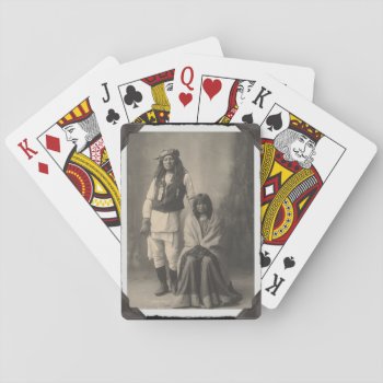 Vintage Native American  Playing Cards by GranniesAttic at Zazzle