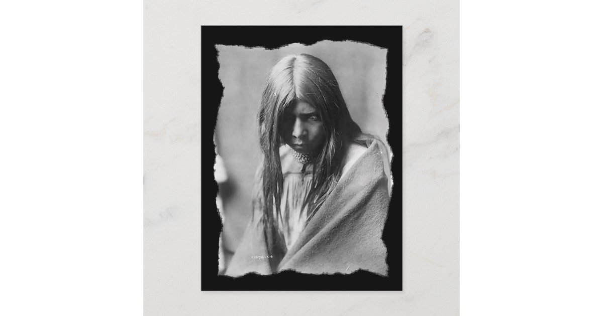 Vintage Native American Zosh Clishn Apache Postcard Zazzle