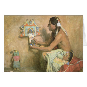 Vintage Native Americans, Hopi Katchina by Couse