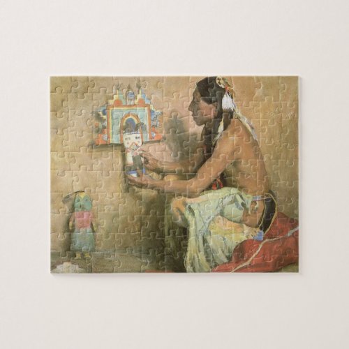 Vintage Native Americans Hopi Katchina by Couse Jigsaw Puzzle