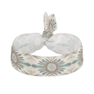 Vintage Native Feather Retro Dream Catcher Pattern Elastic Hair Tie