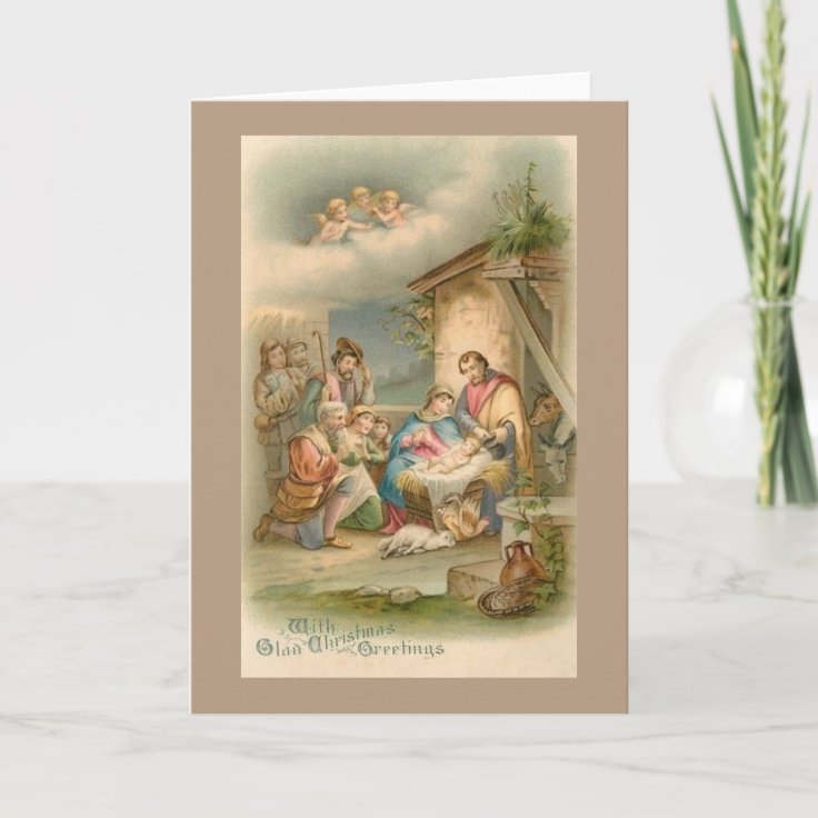 Vintage Nativity Christmas Cards 
