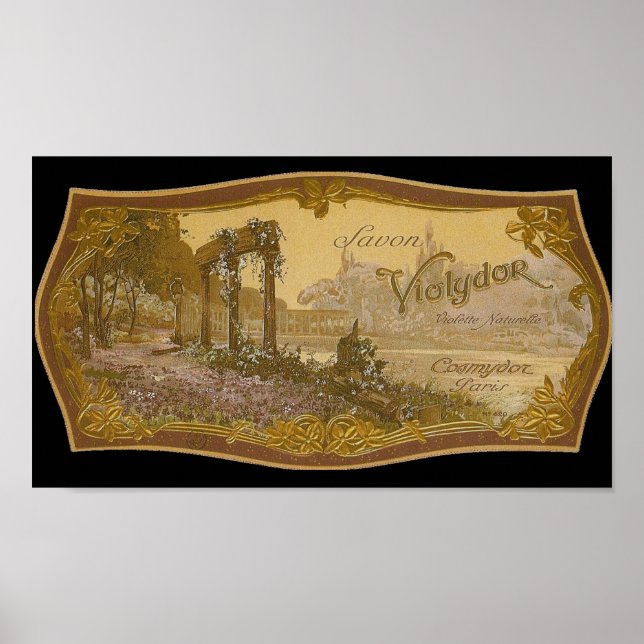 Vintage Natural Soap Ad Poster (Front)