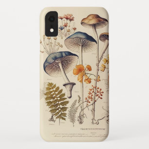 Vintage Naturalist Mushroom iPhone XR Case