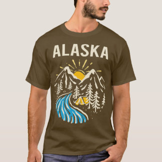 Vintage Nature Landscape Alaska TShirt