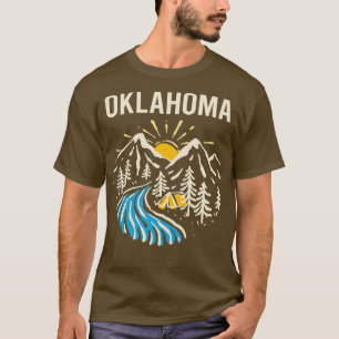 Vintage Nature Landscape Oklahoma T-Shirt