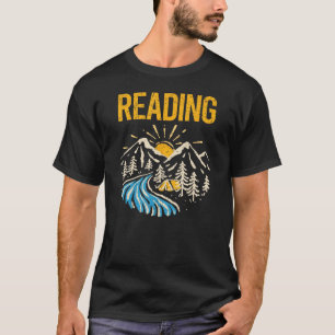 Vintage Nature Landscape Reading Reading T-Shirt