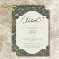 Vintage Nature William Morris Elegant Wedding