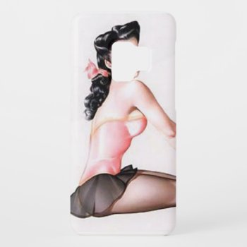 Vintage Naughty Ballerina Pin Up Girl Case-mate Samsung Galaxy S9 Case by VintageBeauty at Zazzle
