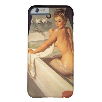 Vintage Naughty Dirty Pin Up Girl Barely There Iphone 6 Case by VintageBeauty at Zazzle