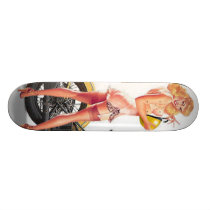 Vintage Naughty Sexie Pin Up Girl Skateboard Deck Vintage Naughty Sexie Pin Up Girl Skateboard Deck