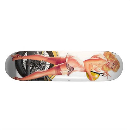 Vintage Naughty Sexie Pin Up Girl Skateboard Deck