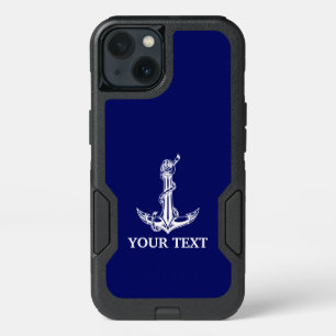 Vintage Nautical Anchor Rope Boat Name iPhone 13 Case