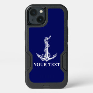 Vintage Nautical Anchor Rope Boat Name iPhone 13 Case