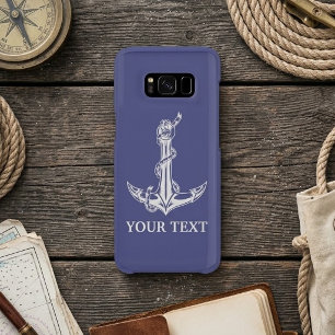 Vintage Nautical Anchor Rope Boat Name Uncommon Samsung Galaxy S8 Case