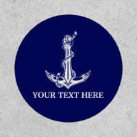Vintage Nautical Anchor Rope Your Text Here