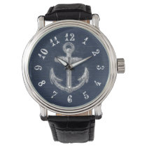 Vintage Nautical Anchor Watch