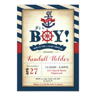 zazzle nautical baby shower invitations