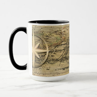 Vintage Nautical Compass Handsome Coffee Mug