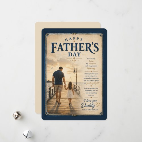 Vintage Nautical Dad Card