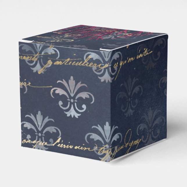 Vintage Nautical Favor Boxes (Front Side)