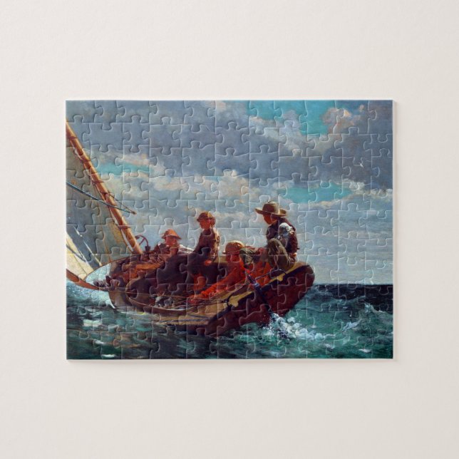 Vintage Nautical Marine Art Jigsaw Puzzle (Horizontal)