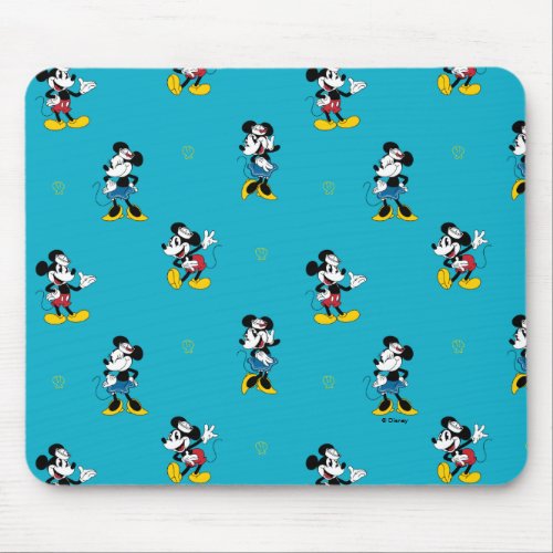 Vintage Nautical Mickey &amp; Minnie Mouse Pattern Pad