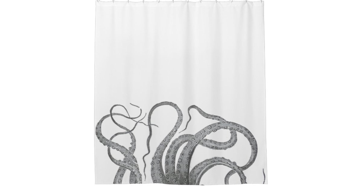 Vintage Nautical Octopus Kraken S Steampun Shower Curtain Vintage Nautical Octopus Kraken S Steampun Shower Curtain Zazzle Com