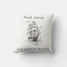Vintage Nautical Pillow