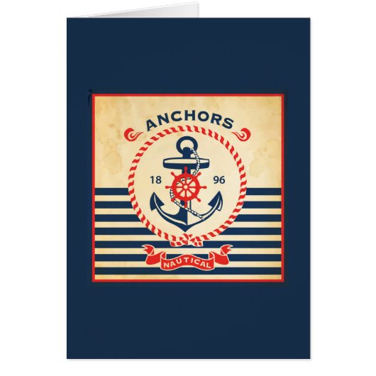 Vintage Nautical Poster Cards (Front)