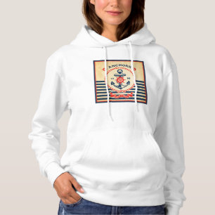 Vintage Nautical Poster Hoodie