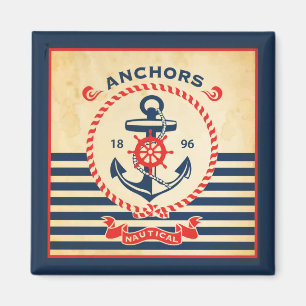 Vintage Nautical Poster Magnet