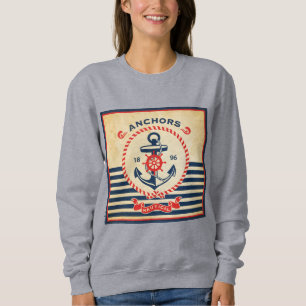 Vintage Nautical Poster Sweatshirt