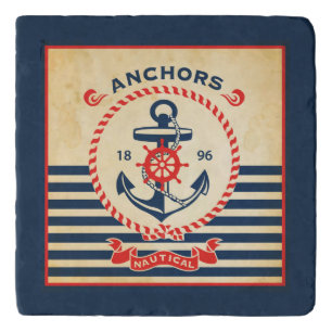 Vintage Nautical Poster Trivet