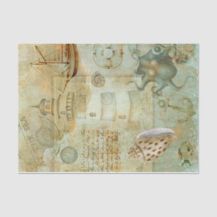 Vintage Nautical Tissue Paper