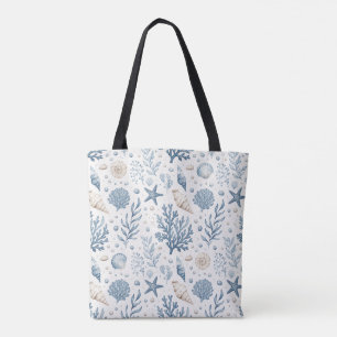 Vintage Nautical Tote Bag