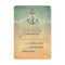 vintage nautical wedding RSVP card