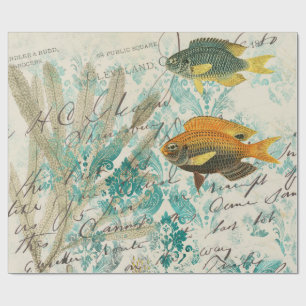 Vintage Nautical Wrapping Paper