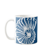 Vintage Nautilus Sea Shell Mug