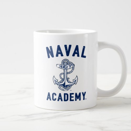 Vintage Naval Academy Anchor Giant Coffee Mug