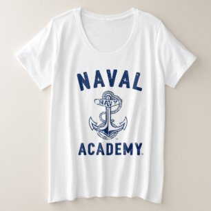 Vintage Naval Academy Anchor Plus Size T-Shirt