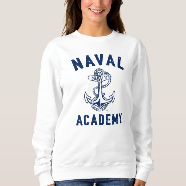 Vintage Naval Academy Anchor Sweatshirt (Front)