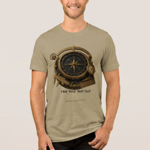 Vintage Navigation Instruments Adventure Explorer  Tri-Blend Shirt
