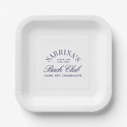 Vintage Navy Country Club Bachelorette Party