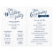 Vintage Navy Love Story Wedding Program