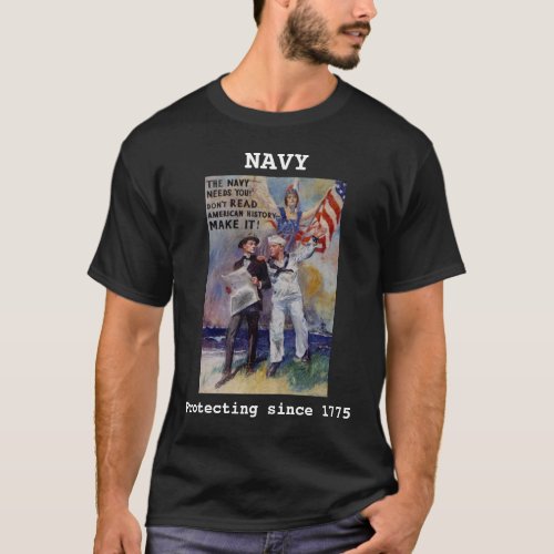 Vintage Navy Recruit Shirt Dark